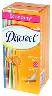 Discreet Deo Summer Fresh Multiform Daily Pantyliners 60 pcs — photo 2