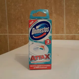Domestos Toilet Cleaner Sticker Sea Fresh 30g — photo 4