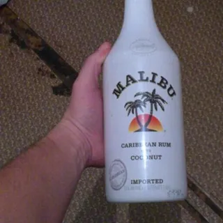 Liquor Malibu 21% 1000ml glass bottle Scotland — photo 8