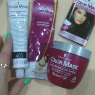 Color Mask Hair Dye-Mask 400 Dark Chocolate — photo 4
