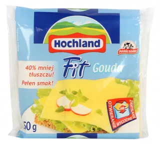 Hochland Gouda Toast Processed Cheese Fit 29% 150g Poland x32 — photo 2