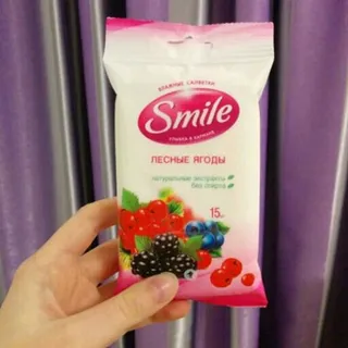 Smile Daily Wet Wipes Bourbon Rose 15pcs — photo 8