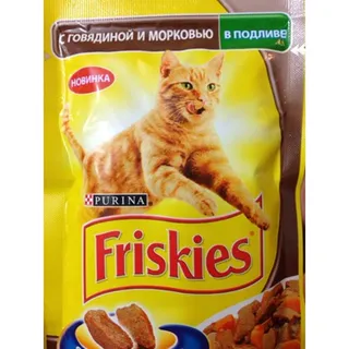 Friskies wet cat food Beef and Carrot in gravy 100g — photo 5