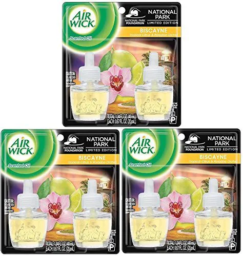 6 x 20 ml Airwick Scented Oil Plugin Refills (Biscayne)