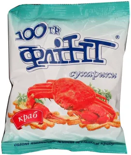 Flint Crab Flavor Croutons 90g — photo 2