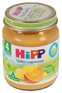 Hipp Pumpkin and Potato Puree with Omega-3 Fatty Acids for Children from 4 Months 125g Glass Jar — photo 7