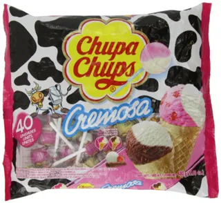 Chupa Chups льодяники - Смак морозива (40 шт., сумка) Без жиру — фото 5
