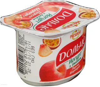 Dolche Peach-Passion Fruit Yogurt 3.2% 120g — photo 2