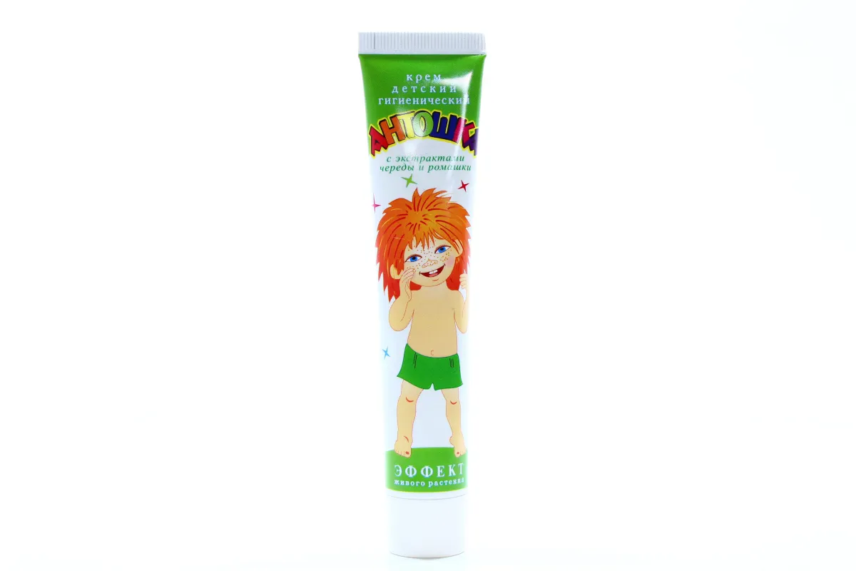 Antoshka Children's Hygienic Cream with String and Chamomile Extract 44g Tube