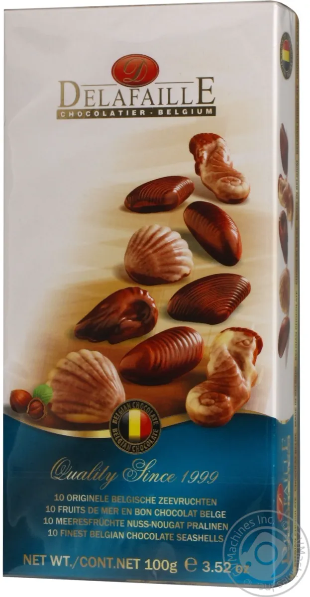 Цукерки Delafaille Seashells асорті 100 г