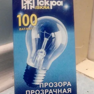 Iskra Lamp LZP A55 230V 100W E27 clear — photo 4