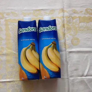 Sandora Banana Nectar with Pulp Sterilized 1L — photo 7
