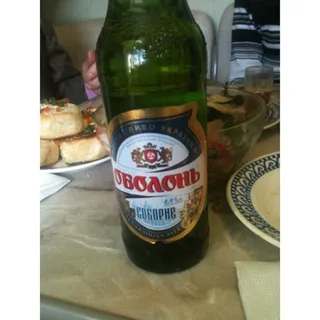 Obolon Sobornoye Light Beer 4.7% 0.5L Bottle — photo 8