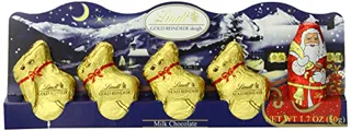 Lindt Milk Chocolate Santa and Reindeer Design, 1.7 oz, (6 Pack) — photo 3