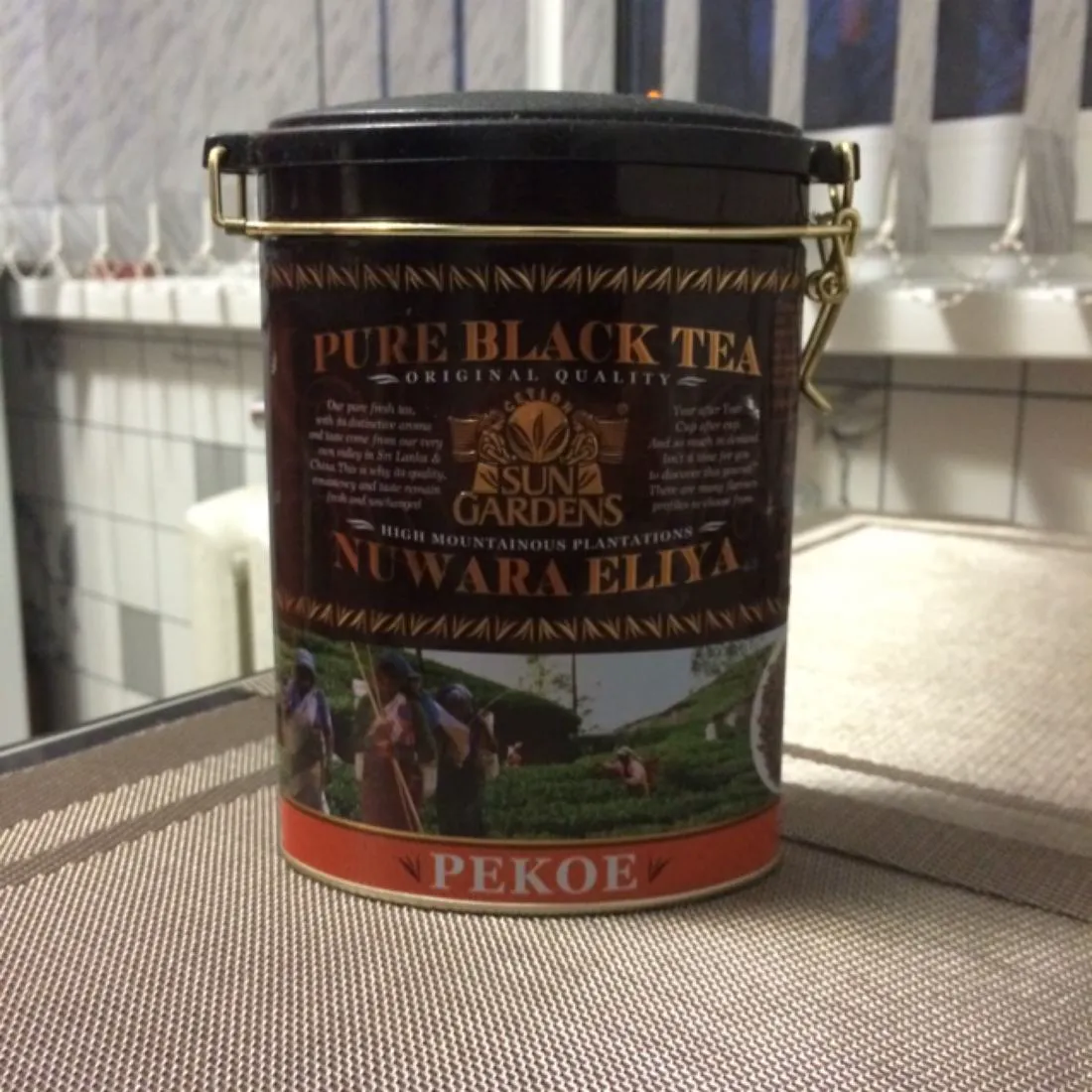Sun Gardens Ceylon Black Tea Pekoe Loose Leaf Premium 150g Tin