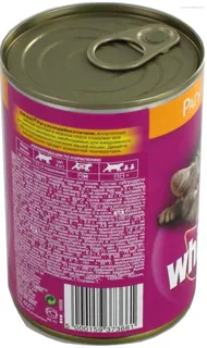 Whiskas Ragout Turkey Liver Canned Food 400g x24 — photo 2