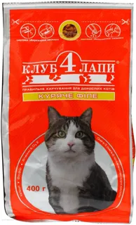 Club 4 Paws Adult Cat Food with Chicken Dry 400g — photo 4