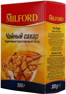 Milford refined brown cane sugar cardboard pack 300g — photo 2