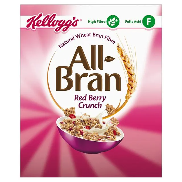 Kelloggs All Bran Berry Crunch Cereal