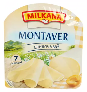 Milkana Montaver Creamy Cheese Slices 60% 150g — photo 3