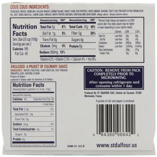 St. Dalfour Gourmet On The Go Ready to Eat Couscous, 6.2 oz Jars (6 Pack) — photo 2