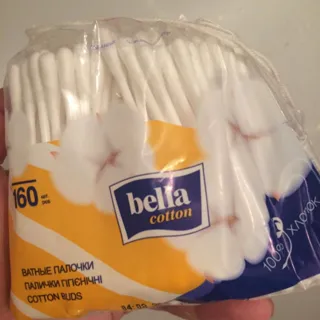 Bella Cotton Hygienic Cotton Swabs 160pcs — photo 3