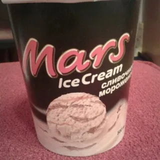 Mars Creamy Ice Cream with Caramel and Chocolate Glaze Layer 500ml — photo 3