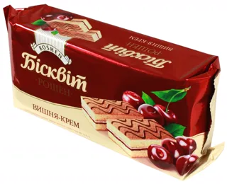 Roshen Cherry Cream Biscuit 300g — photo 3