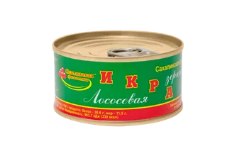 Sakhalynskaia Original Salmon Caviar, tin 120g — photo 2
