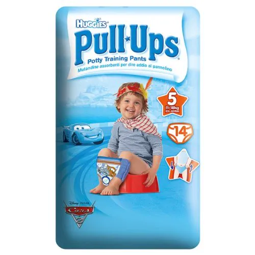 Huggies® Pull-UPS® Boys Size 5 11-18kg 24-40lbs 14 Potty Training Pants - 1 x 14s