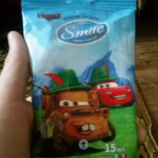 Smile Disney Cars Wet Wipes 15pcs — photo 9