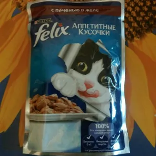 FELIX tasty liver pieces in jelly 85 g — photo 2