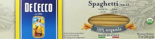 De Cecco Organic Spaghetti 12 oz (pack of 12) — photo 8