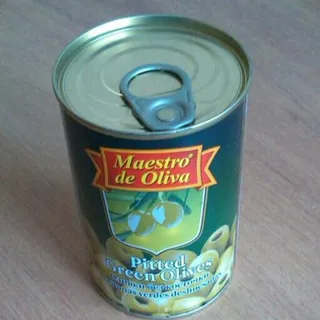 Maestro de Oliva Pitted Olives Tin 300g — photo 4