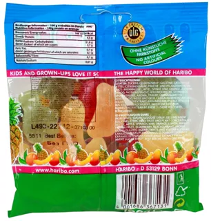 Haribo Tropical Fruits Chewy Candies 100g — photo 2