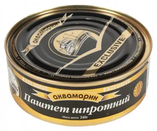 Akvamaryn Sprat Pate 240g — photo 3