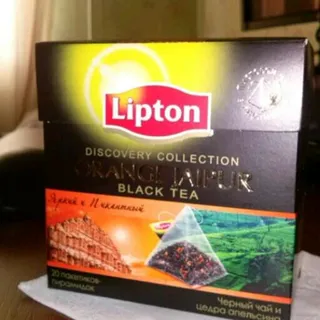 Чорний чай Lipton Orange Jaipur з цедрою апельсина крупнолистовий 20х1.8г — фото 3