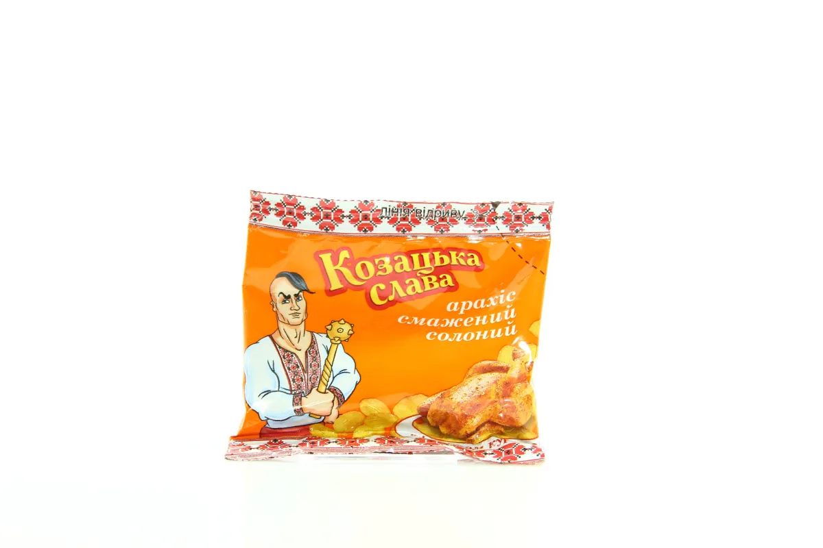 Kozatska Slava 35g Roasted Salted Peanuts Chicken Flavor