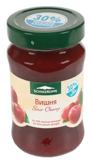 Schneekoppe Cherry Jam with Fructose 330g — photo 5
