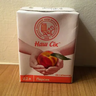 Nash Sok Peach Juice Tetra Pak 200ml — photo 4