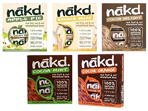 Nakd Натуральні Сніданки микс 20 шт