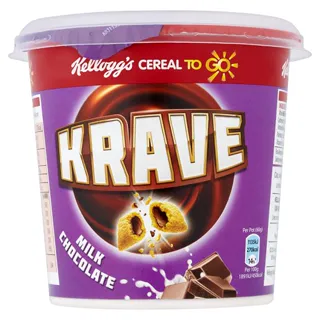 Kelloggs Krave Milk Chocolate Cereal Cup — photo 2