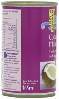 Blue Dragon Coconut Milk Mini Cans 165 ml (pack of 12) — photo 15