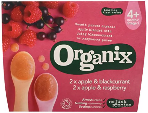 Organix Органічний фруктовий набір Яблуко та малина