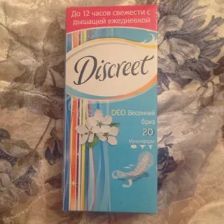 Discreet Deo Ocean Breeze Daily Pads 20 pcs — photo 7