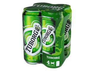 Tuborg Green light beer 4x0.5L cans — photo 2