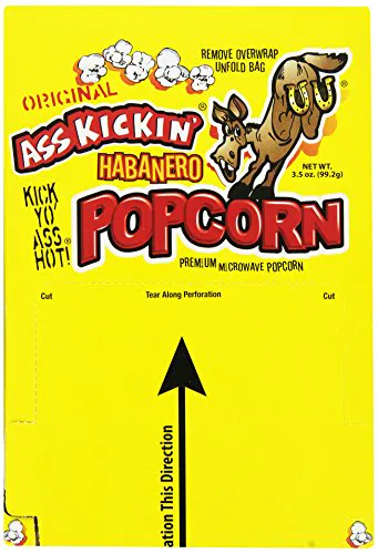 Popcorn Ass Kickin' Хабанери, пакунок 3,5 унції (12 шт.)