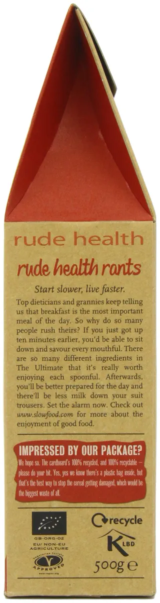Rude Health Органічні Мюслі остаточні 500
