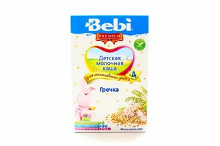 Каша дитяча Bebi Преміум гречана молочна суха швидкорозчинна з 4 місяців 200г — фото 2