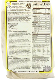 Bob's Red Mill Whole Grain Gluten-Free Bread Mix, 20 oz (Pack of 4) — photo 3